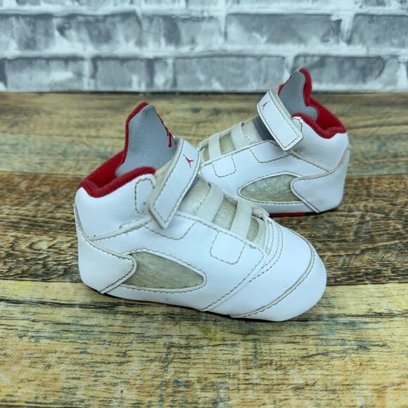 Nike Air Jordan 5 Retro Crib Bootie Fire Red (TD) 2013 552494-100 Baby Size 3C - Picture 2 of 8